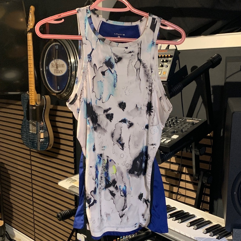 Abstract Print Women's Tank Top